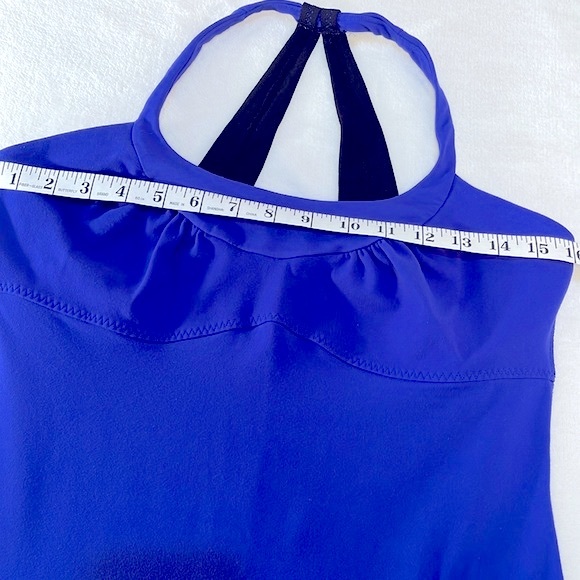 Lululemon Scoop Me Up Tank II Spry Blue (Royal) Size 10 Like New Excellent - Picture 5 of 16